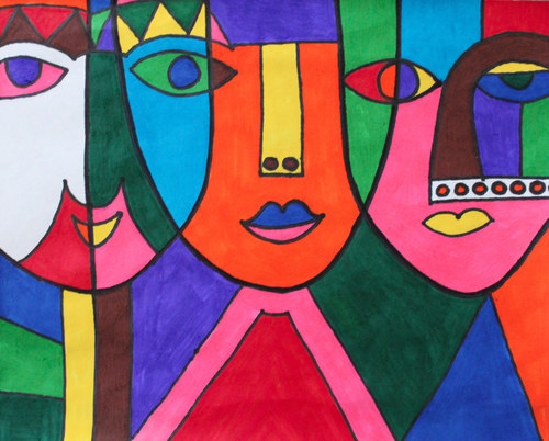 Faces - can be commissioned in different colors to match your decor