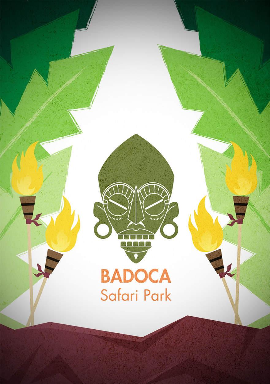 Badoca Safari Park Poster Design