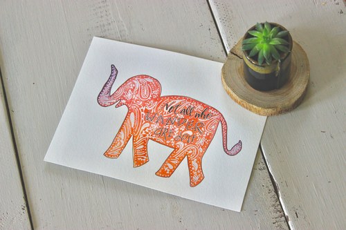 Mehndi Elephant