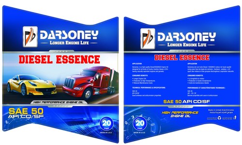 DARSONEY DIESEL ESSENCE SAE 50 API CD/SF