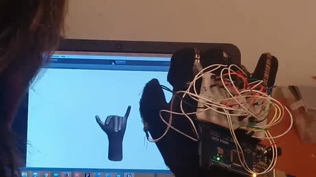 Animated hand with Arduino and Unity using Flex Sensors