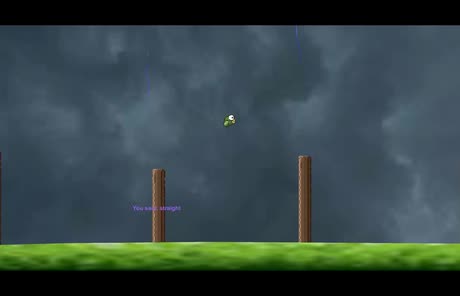 Flappy Bird Replica Controlled with Voice Commands in Unity
