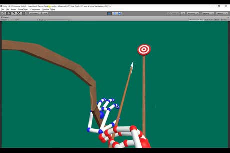 Archery Game with Leap Motion