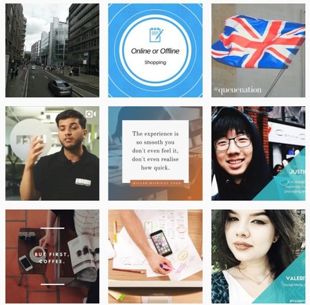 Instagram feed of MishiPay