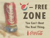 Pepsi-Free Zone Sign