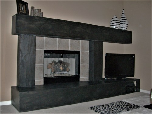 Custom Built Fireplace Surround