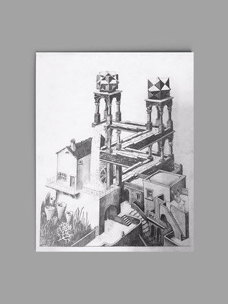 M.C. Escher - Waterfall- Copy