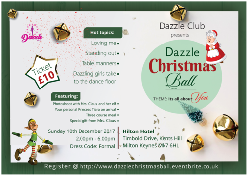 DAZZLE UK: CHRISTMAS BALL e-FLYER