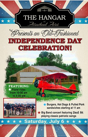 4th of July Poster Ad - The Hangar