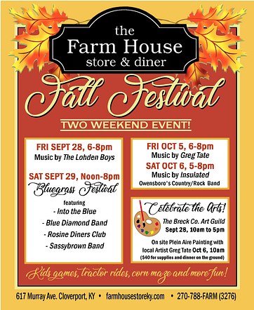 Farm House Fall Festival Flyer Ad