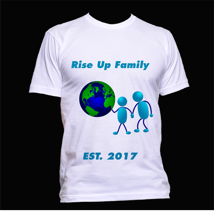 Rise up family t-shirt v 2
