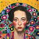 Woman in Flower (Homage to Gustav Klimt)