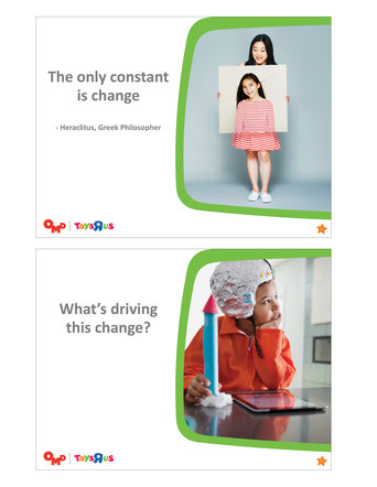 Presentation Design; Clients: OMD for Toys "R" Us, Babies"R"Us