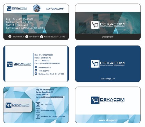 Business Card Design - Dekacom