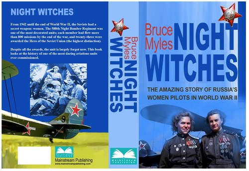 Book Cover Illustration-Bruce Myles Night Witches