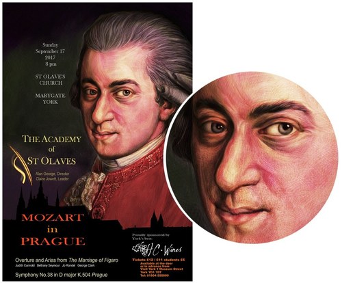 Mozart Concert Art / Poster