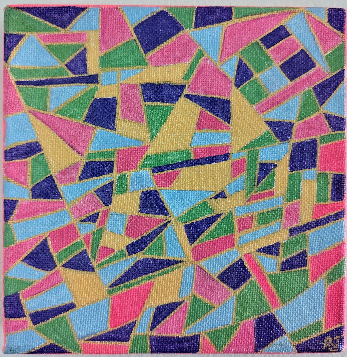 pink mosaic