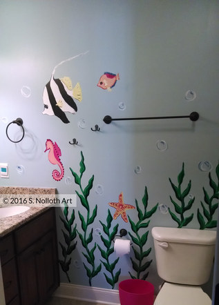 Under the Sea Mural by S. Nolloth Art