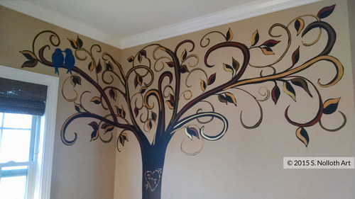 Family Tree Mural by S. Nolloth Art