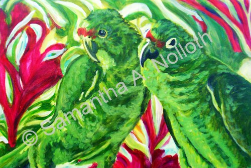 Love Birds Arenal by Samantha Nolloth