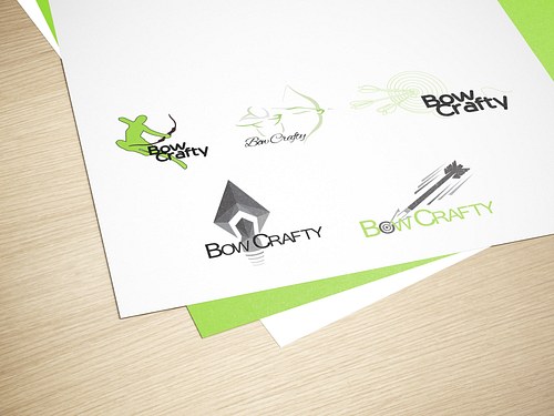 Bowcrafty Logo Drafts  © Kolor Kopy