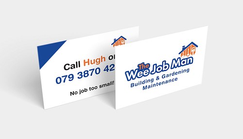 Wee Job Man Business Cards  © Kolor Kopy