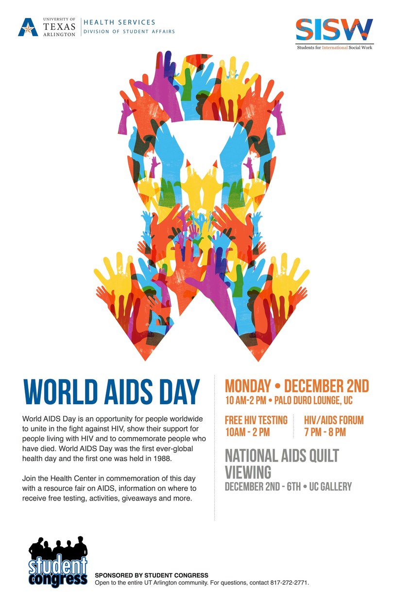 Health Services World AIDS Day Flyer