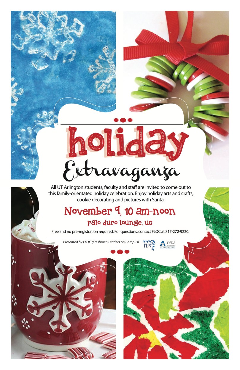 FLOC Holiday Extravaganza Flyer
