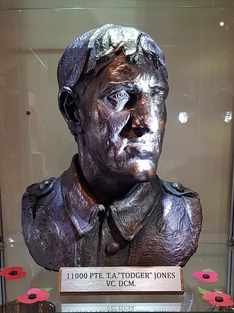Todger Jones VC 1880-1956 (on display at Cheshire Museum)