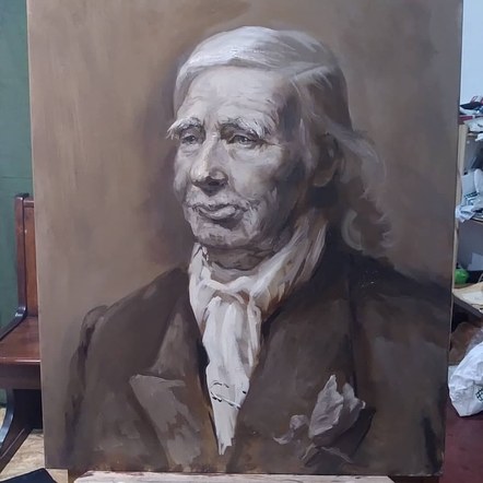 Portrait of Victor Caulfield (Grissaile study)