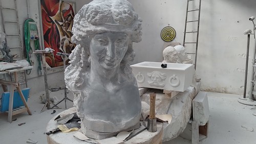 Classical bust