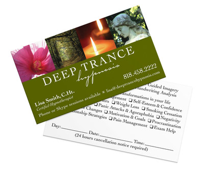 Deep Trance Hypnosis | Business Card
