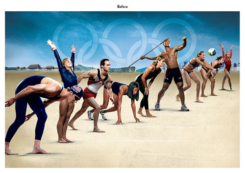 Summer Olympics in Beijing | NBC Advertising Art (Before)