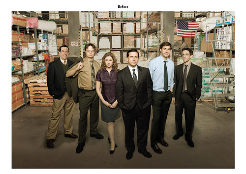 The Office, Season 6 | NBC Show Holiday Card (Before)
