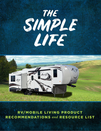 The Simple Life Mobile Living Product List | Website Handout Cover