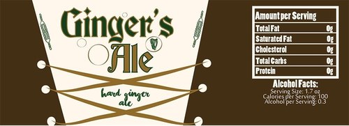 Ginger's Ale Package branding
