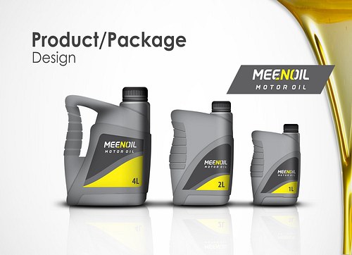 Mean Oil Product and Package Design
