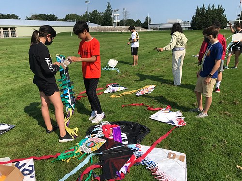 Preparing to Fly Kites