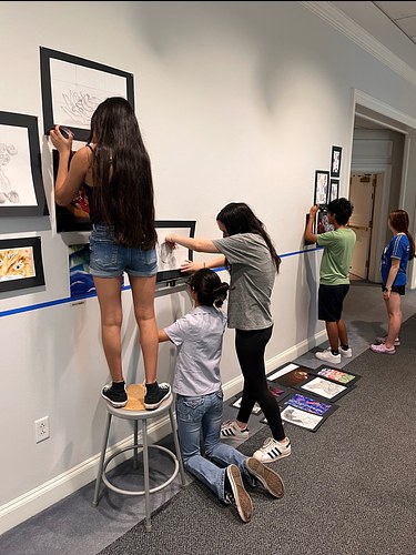 Hanging a Show in the Gallery