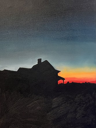 Sunset on the Cliff