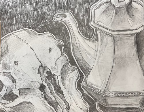 Still Life with Skull