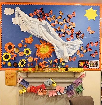 Display Board for Butterfly Parade