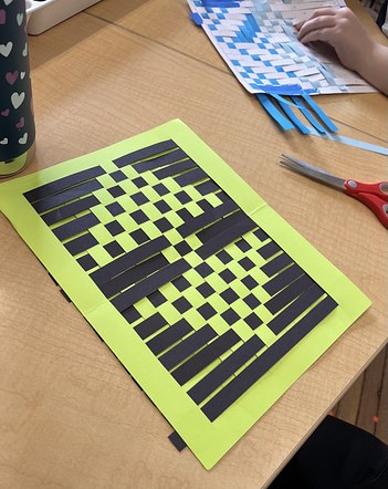 Third Grade Art Integration, Native American Weaving Traditions: Student Design