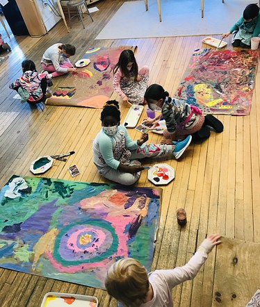 Second Grade Art Integration SEL - "Emotions" Paintings