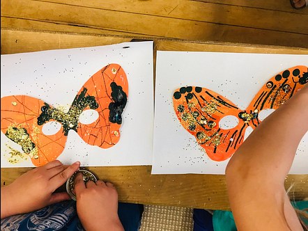 Monarch Butterfly Masks for Annual Parade - Integration