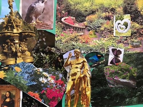 First Grade Art Integration with Food & Farming Unit: Dream Garden Pollinator Collage - 