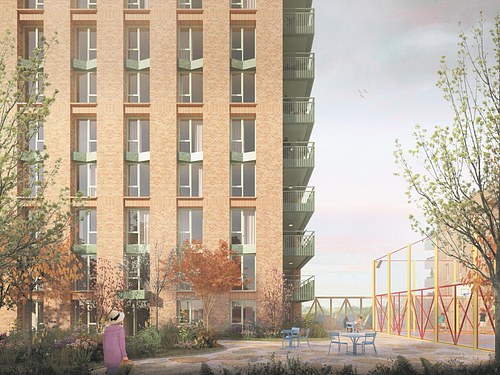 Walnuts SQ - residential + retail project