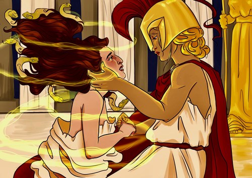 Athena and Medusa