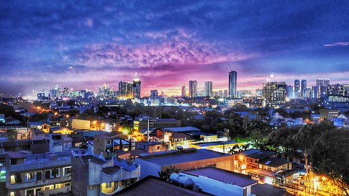 Blue Hour, City of Pasig, Philippines.