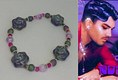 Roses purple bracelet